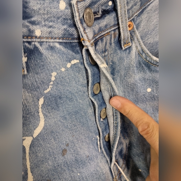 NWT Free People X Tricia Fix One-O-A-Kind Collection Jeans Size Small  $260 - Picture 5 of 10